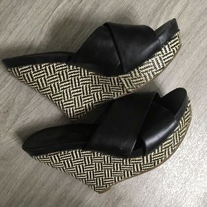 Jessica Simpson Faux Leather Wedges